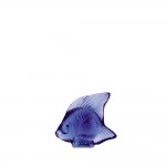 Lalique - Fish Sapphire Blue